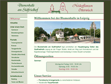 Tablet Screenshot of leipzig-blumenhalle.de